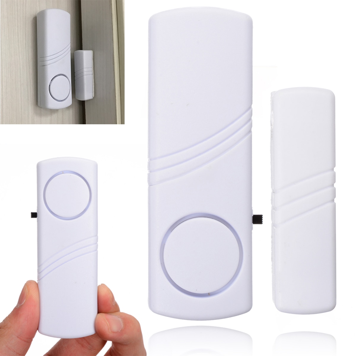 Home Office Safety Door Window Wireless Burglar Alarm with Magnetic Sensor Wireless Longer System Security Device