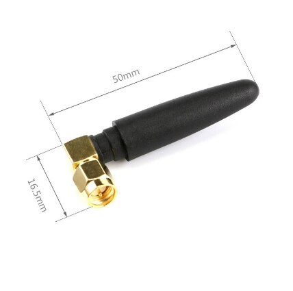 GSM GPS WIfi Drahtlose Antenne 50mm Radio Antenne SMA Stecker Rechten Winkel 3dBi Gewinnen Modem externe antenne