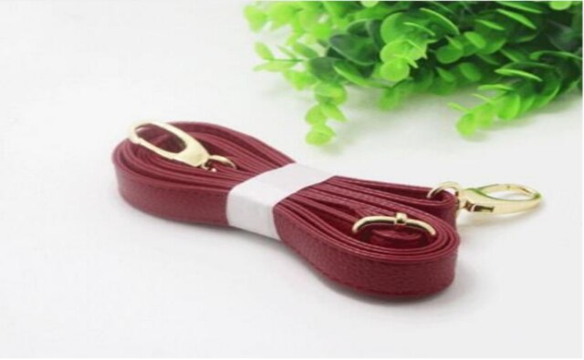 140Cm Pu Leer Verstelbare Schoudertas Riem Diy Purse Handvat 6 Kleur Handtassen Riemen Strap Bag Accessoire: Wine