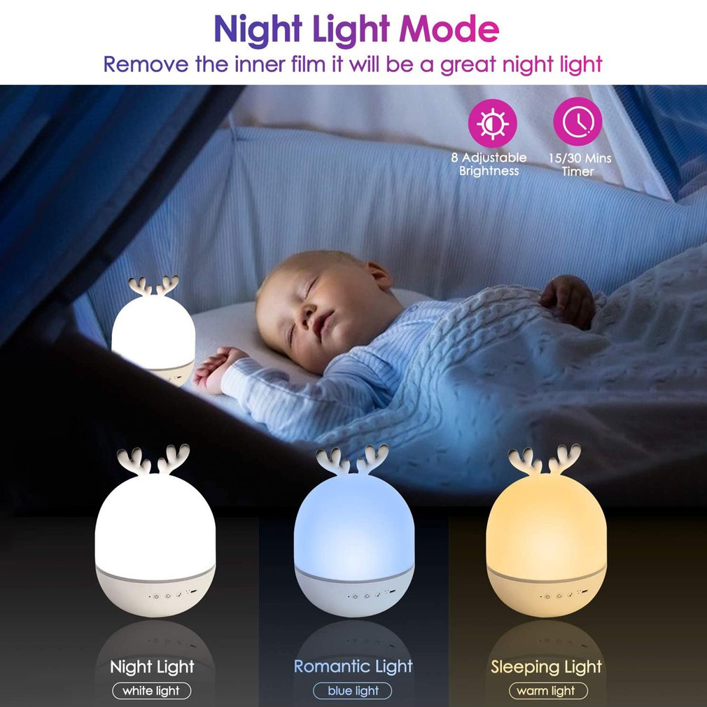 Baby Night Light Projector Star Projector Galaxy Starry Sky Lights Rotation Funny For Kids For Home Care