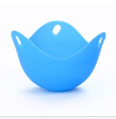 K-STAR in camicia commestibile Silicone uovo piroscafo uovo bracconiere cuocere baccelli baccelli grado alimentare pentole da cucina in Silicone: blue
