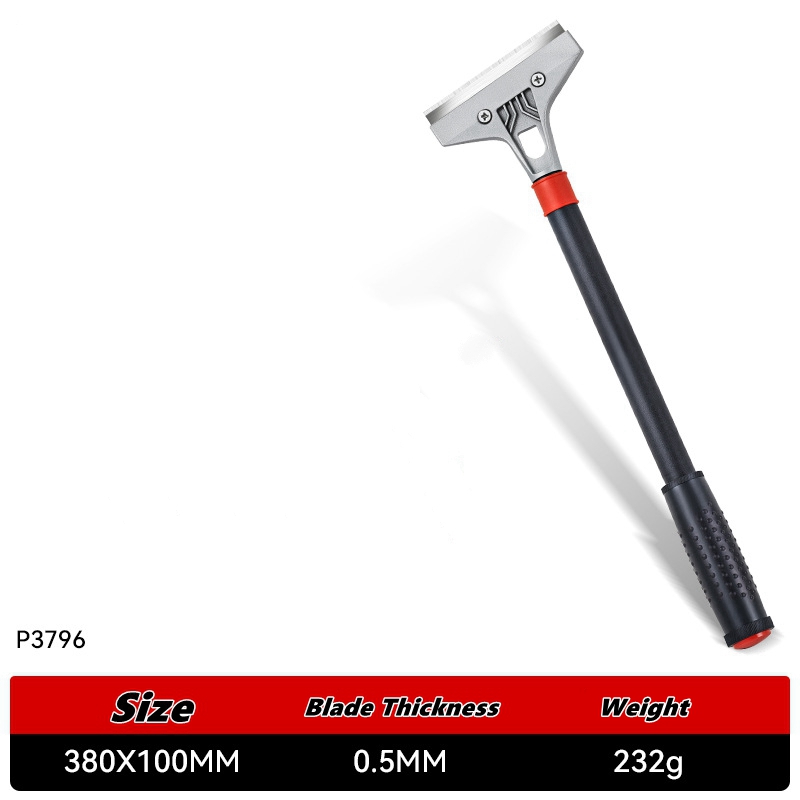 Draagbare aluminiumlegering schoonmaakschep, mes, behangschraper, verfschraper, tegelschraper, vloerschraper met sk -5 -mes, schoonmaakgereedschap voor thuis: Ivoor