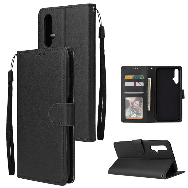 Leather Case Voor Huawei Nova 5 T Case Flip Cover Voor Huawei Nova 5 T Nova5T YAL-L21 Telefoon Gevallen Portemonnee kaarthouder Coque Funda