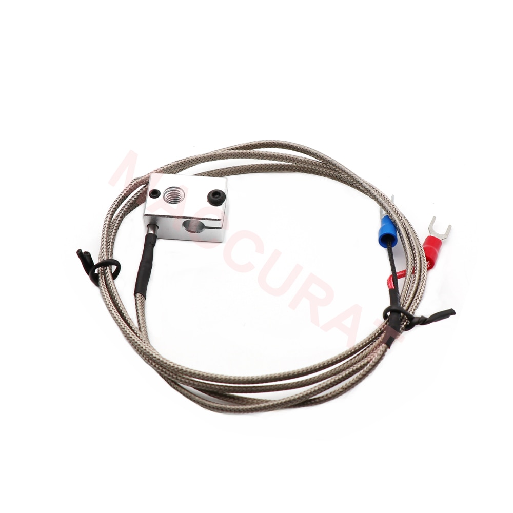 3D Printer Parts Upgraded Aluminium V6 Heat Block 23*16*12 mm For E3D V5 V6 PT100 J-head Extruder HotEnd Heater Heating