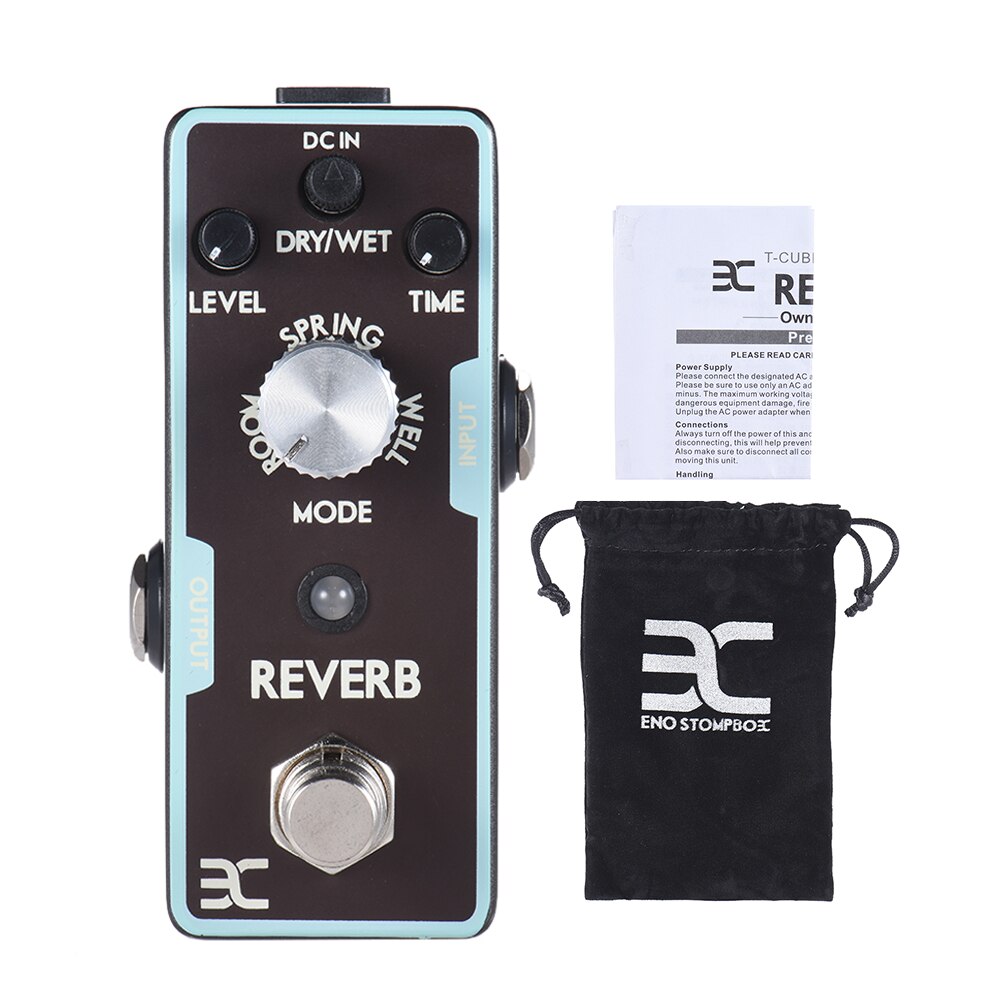 ENO Reverb Guitar Effect Pedal True Bypass guitar accessories