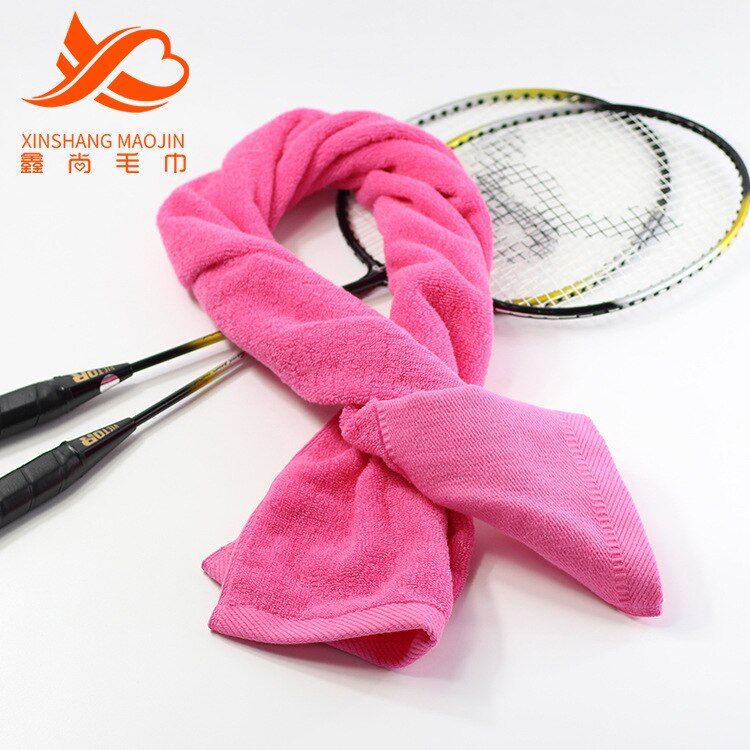 5 packs of lengthened pure cotton pure color terry sports towel gym 32*110CM sweat towel marathon yoga sports towel: B