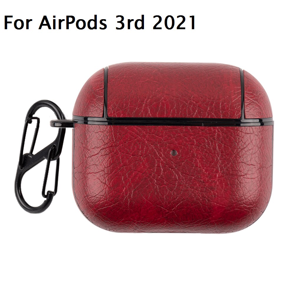 Pentru apple airpods pro 3 husă din piele pentru căști husă rezistentă la șocuri pentru airpods 3 2 1 cutie de încărcare pentru căști wiilress stil business: P2 pentru airpod-uri 3