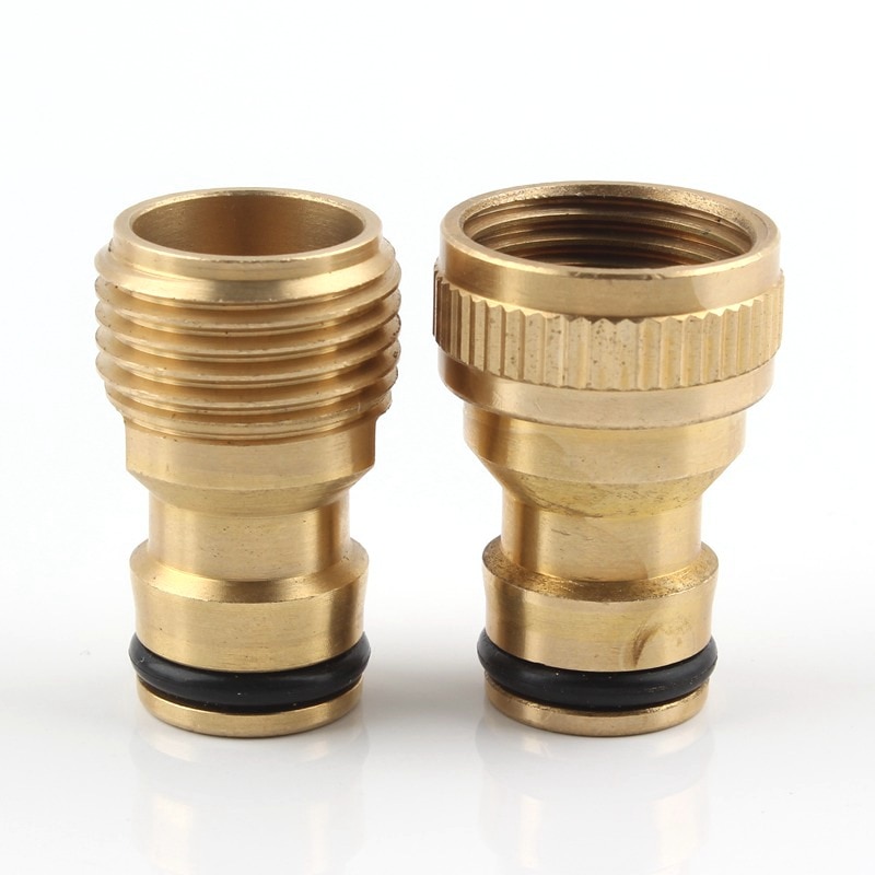 1/2" Female Male Thread Brass Quick Connector Water Tap Faucet Nozzle Joint 16mm Hose Adapter Air Pump Garden Irrigation Fitting