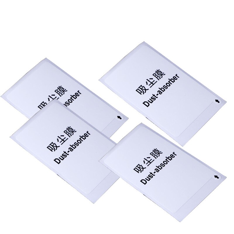 20pcs Clean Screen Glass Wipes Dust absorber LCD Screen Sticker Big Middle 9cm 12cm: White Dust absorber