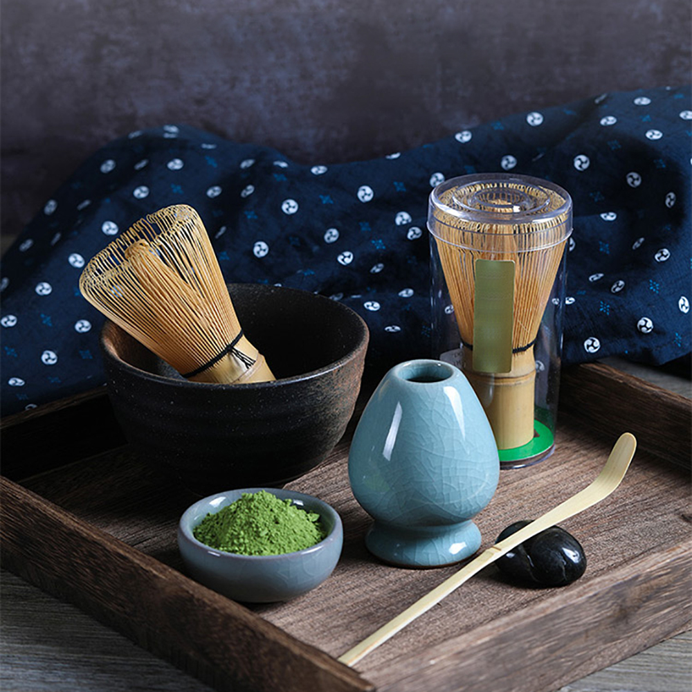 3 st matcha verktygssats te visp tesked matcha skål set japansk tekokare tekonstverktyg 5 stilar matcha skål uppsättning tefatverktyg