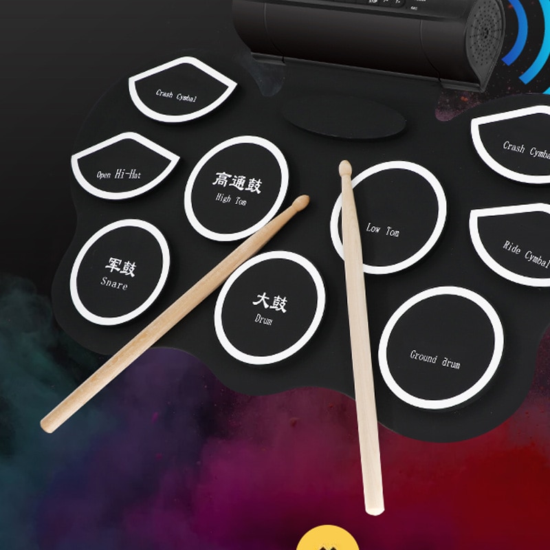 2Pcs Hickory American Classic 5A/5B/7A Drum Sticks Wood Tips Instrument Supplies Drumsticks Musical Sticks Percussion Instrument