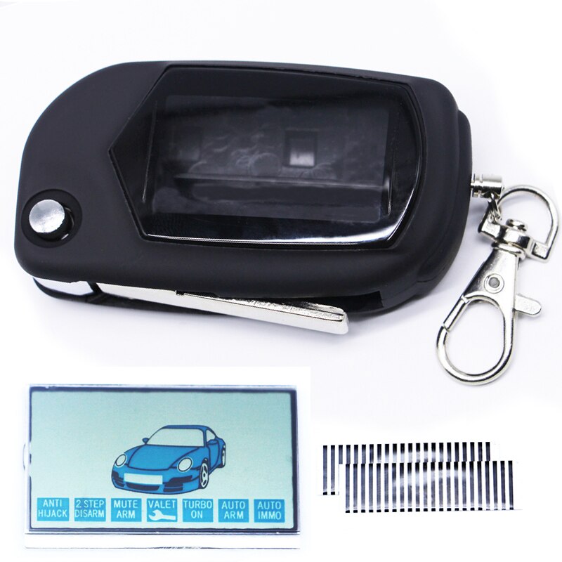 Ongesneden Blade Fob Case Voor Starline B91 B61 A91 A61 Kgb FX-5 FX-7 FX-3 Jaguar Ez-Een EZ-6 EZ-5 ez-Alpha Ez-Beta EZ-3 Ez-Een: case and Lcd4