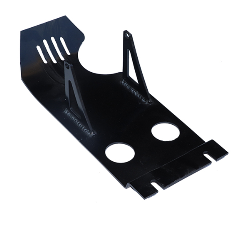 MOTORCYCLE HEAVY DUTY ALLOY BASH PLATE ALUMINUM SKID PLATE ENGINE PROTECTING PLATE PIT BIKES ATOMIK yx140 150 160CC: black