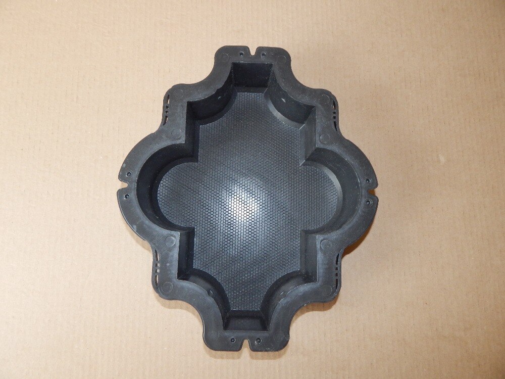 Plastic Molds for Concrete Paving Slabs Wall Stone Cement Tiles "Clover Stone" Paving Slabs Plastic molds BEST PRICE