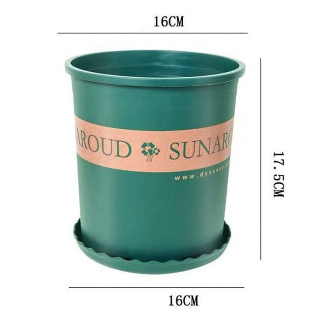 1PC Plastic Gallon Flower POT Tray Genuine Flowerpot Dwarf Pot Root Control Pot Resin Plastic Pot For Home Gardening Balcony