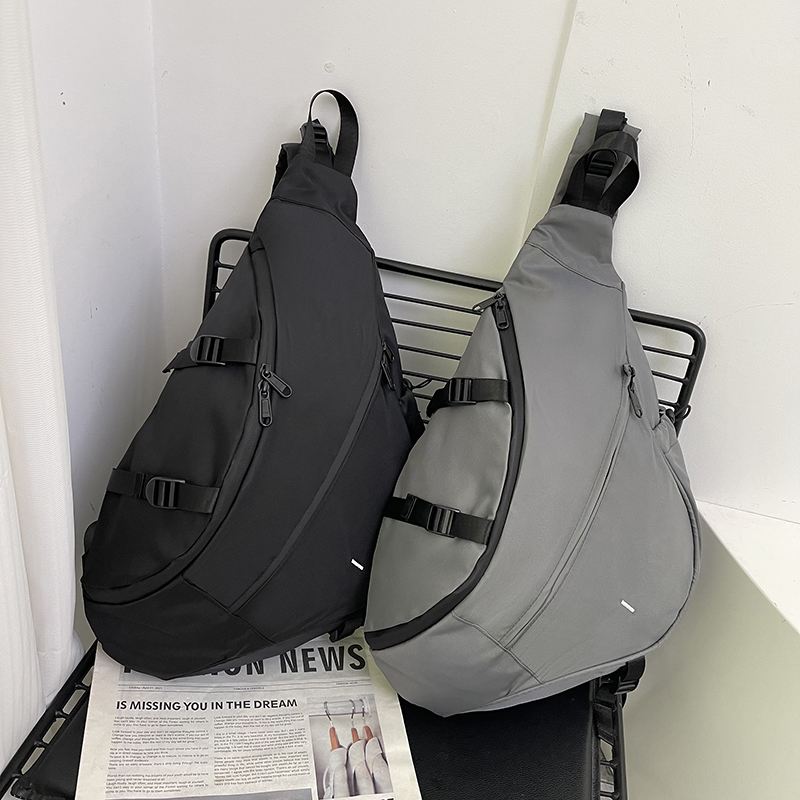 Bolsos bandolera para hombre de gran capacidad, bolso de pecho para hombre, bolso cruzado Unisex de viaje informal, bolso de hombro de almacenamiento de nailon, mochilas para estudiantes