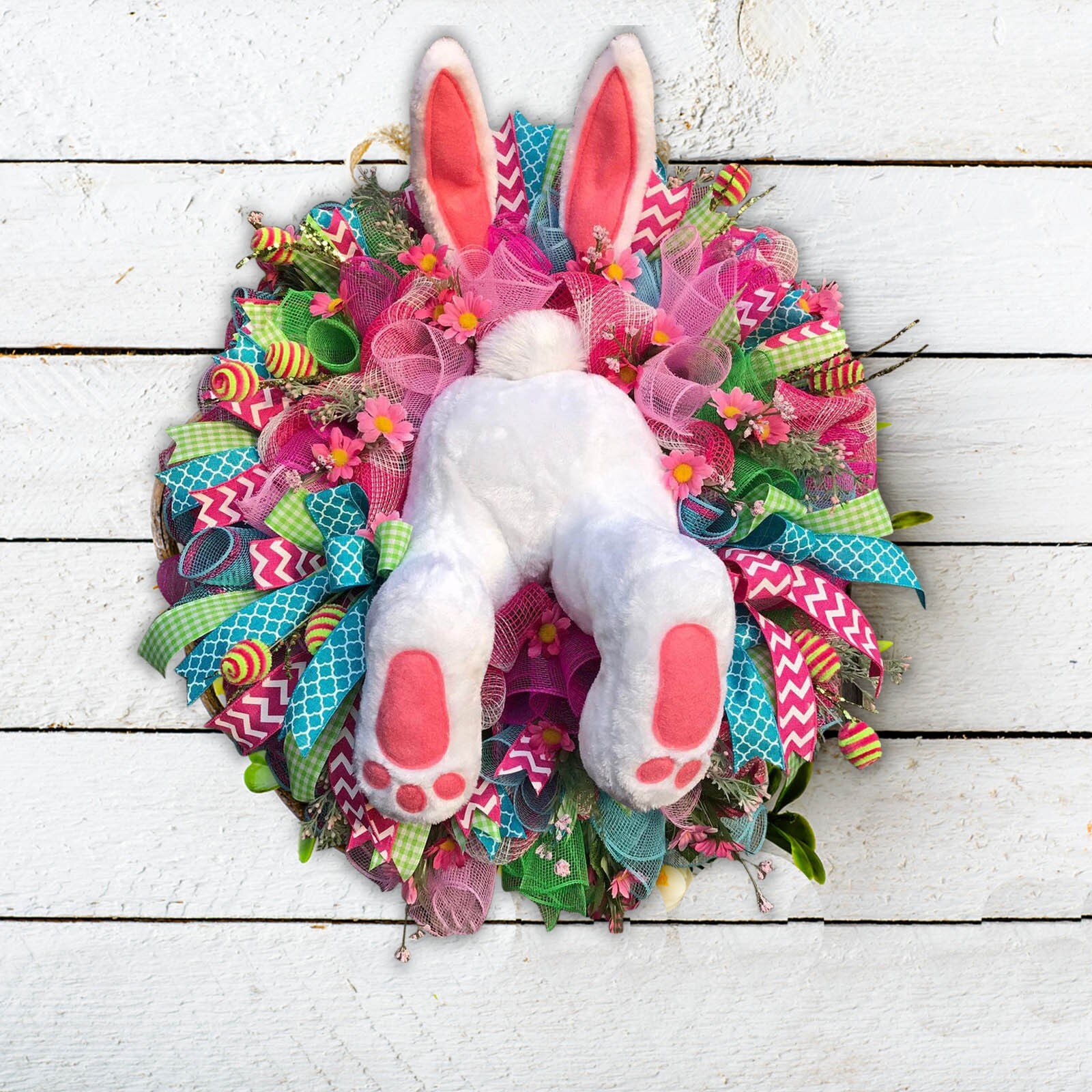 Pasen Dief Bunny Butt Met Oren Cartoon Bunny Vorm Leuke Decoratie Ornamenten