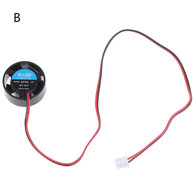 Notebook Micro Cooling Fan 25.5x10mm 5v 9v 12v 24v Round Mini For Led Lamps Computer Radiator: B