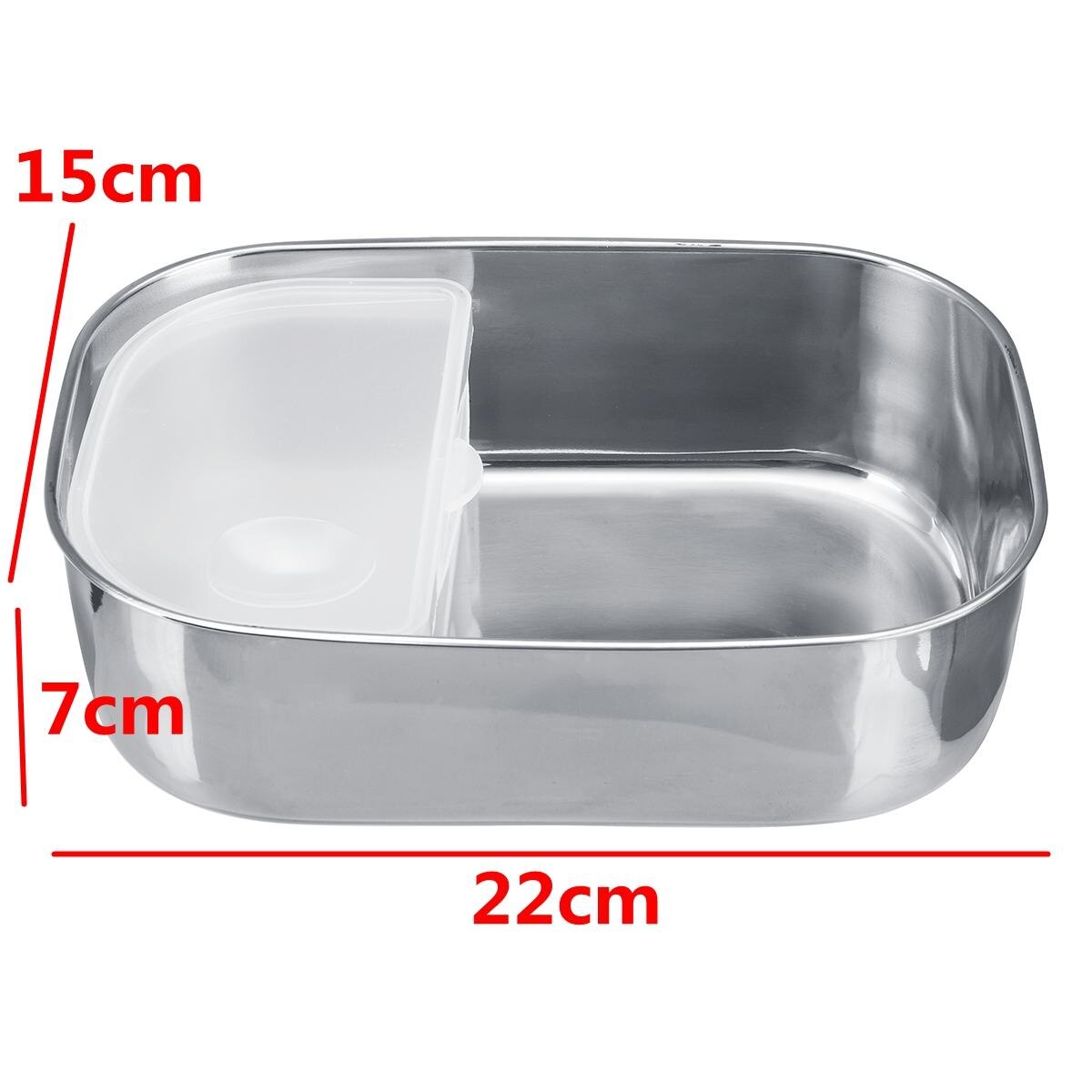 Caja de almuerzo eléctrica portátil de 12V calentada de acero inoxidable cajas Bento contenedor de comida de arroz para el hogar de la Oficina de la escuela