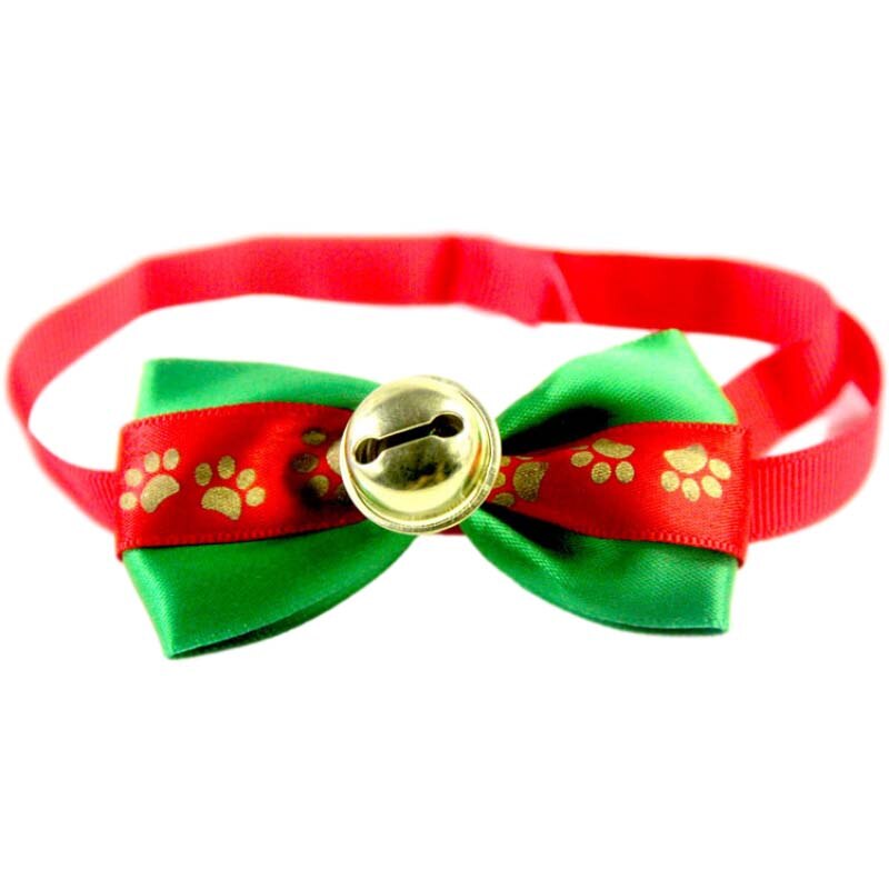 Jul katthalsband härlig hund fluga justerbar nackrem födelsedagsfest rosett hund halsband jul hund tillbehör tillbehör: 1