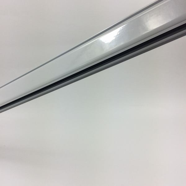 Europese 50 cm 100 cm LED Track Light Rail Bar 4 Draden 3 Fase Zwart/Wit Aluminium Spoor lamp accessoires Connector Een door Een