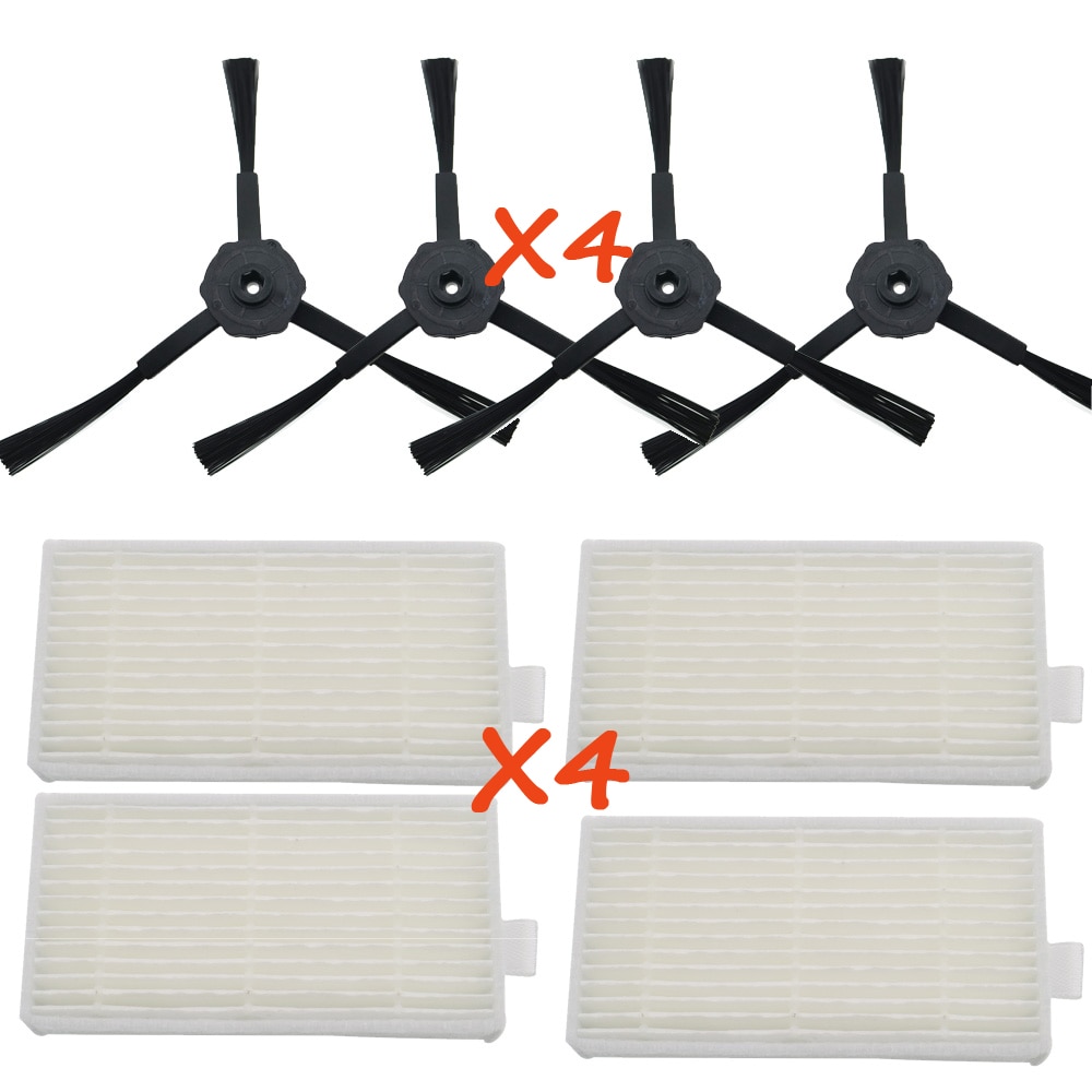 Side Brush Hepa Filter Kit Voor Chuwi Ilife V5s V5 X5 Ilife V3s V3s Pro V3l V5s Pro V50 Robot stofzuiger Panda X500