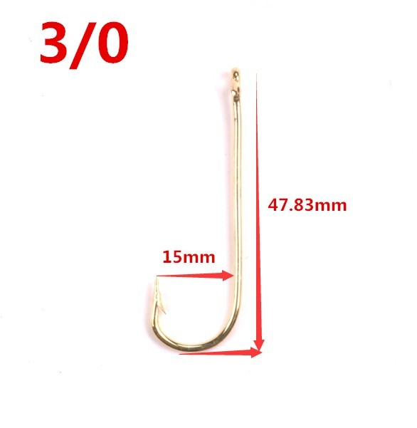 MIZUGIWA Gambo lungo aberdeen Ami da pesca Acqua dolce Esche viventi Gancio Pesce Jig Ganci PanFish Crappie Oro 100 pezzi: marina militare Blu