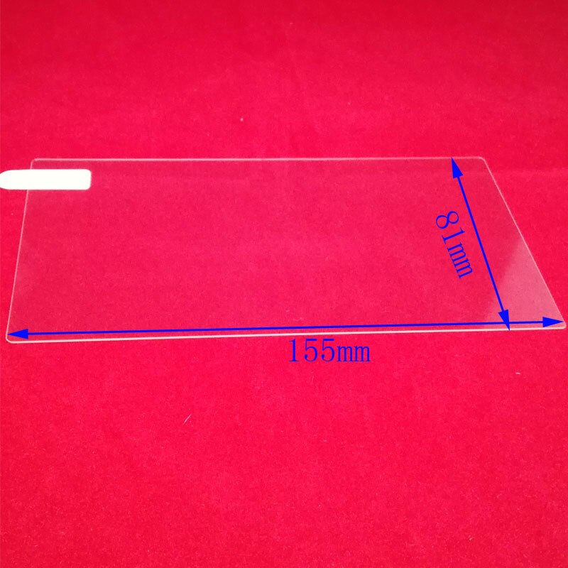 7" 8" 9" 10" Universal Tempered Glass Screen Protector Film for Tablet Ereader Ebook car gps Navigation DVD Stereo Radio: 155x81mm