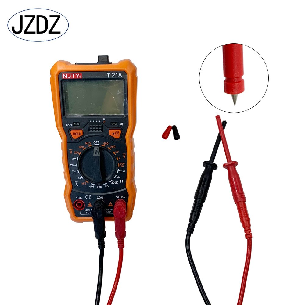 JZDZ 2pcs Test Pen Pin Test Probe Tips Electrical Connector 4mm female banana plug Multi-meter Needle Tools DIY J.30016