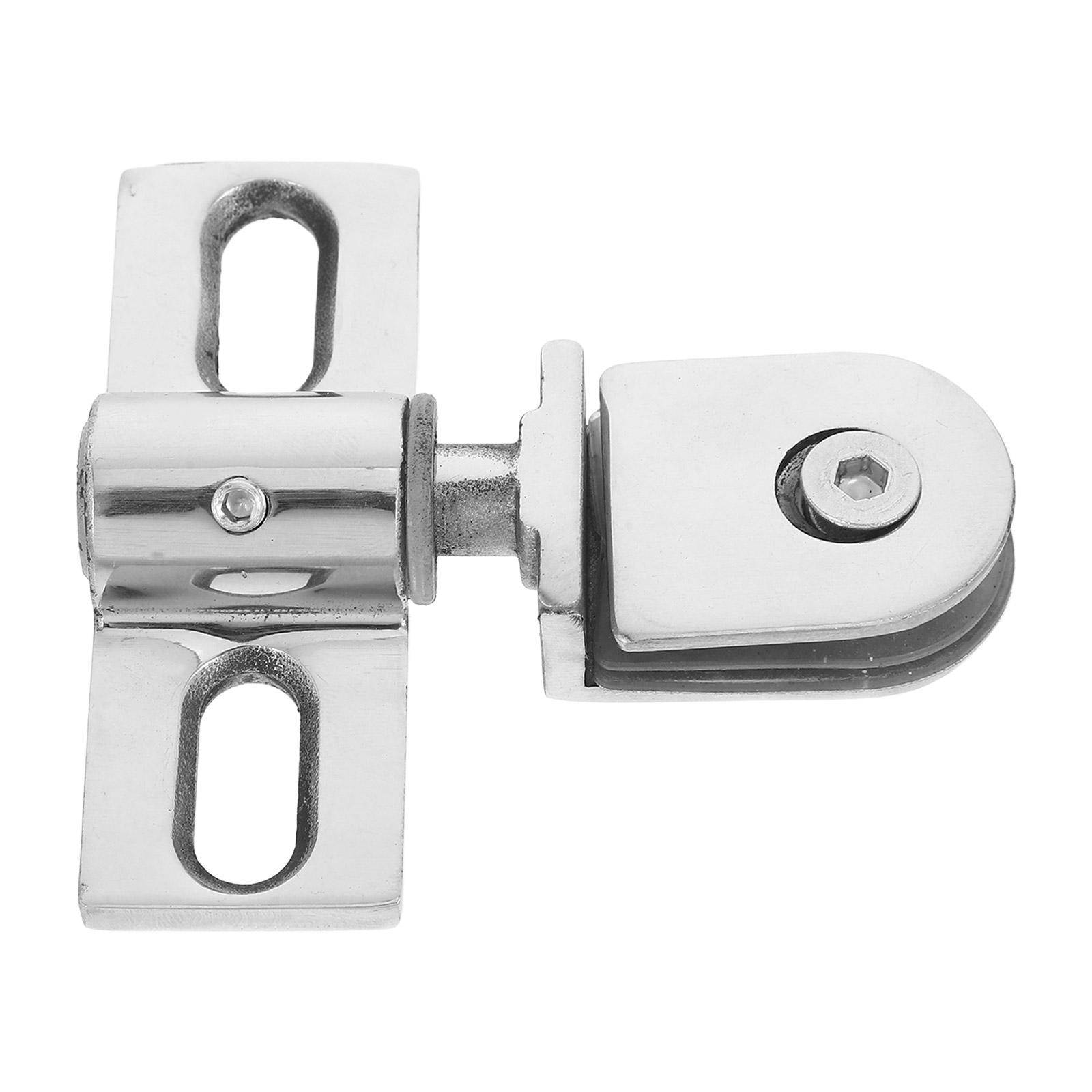 Shower Pivot Hinge Thickened Stainless Steel Glass Door Hinges Heavy Duty Bathroom Hardware Pivot Door Clamp Replacement Part