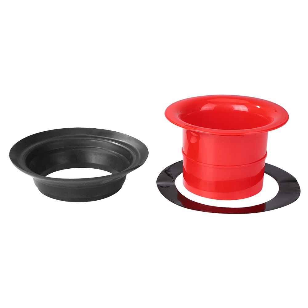 Drum Bass Bottom Microphone Loudspeaker Voice Sound Amplifier Drum Accessories Bass Hole Protection Percussion Spare ABS Parts