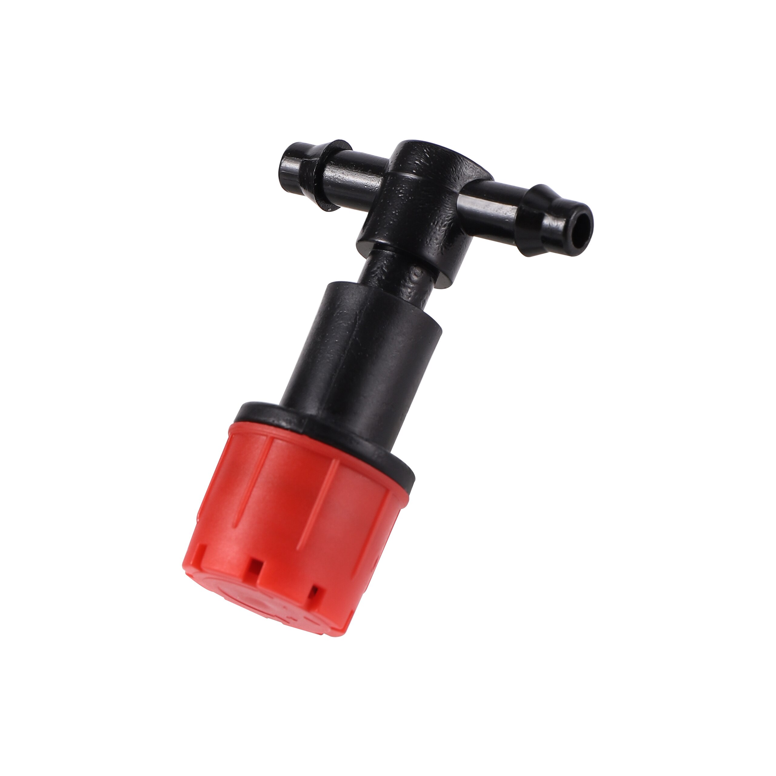 5Pcs 6mm 8 Hole Red Dripper Adjustable Drip Watering Emitter Garden Micro Drip Irrigation Potted Bonsai Plants Watering Drippers