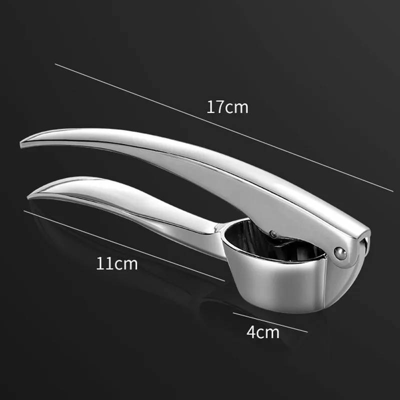 Zinklegering Knoflookpers Handmatig Gepureerde Knoflook Machine Knoflook Crusher Handheld Koken Gember Crusher Keuken Gereedschap