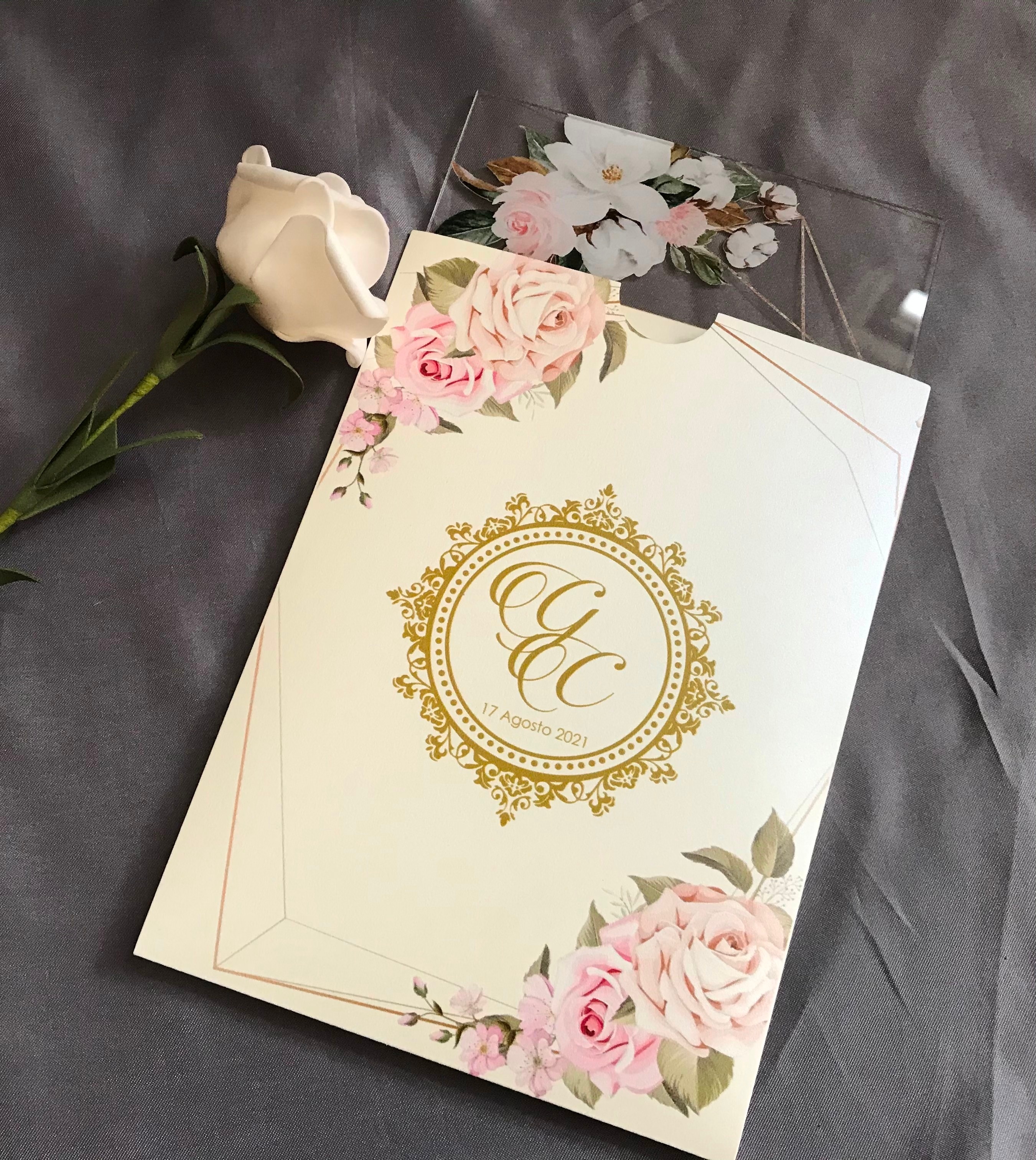 Printable Wedding Menu Kaarten, 10Pcs Custom Wit Roze Bloemen Menu Kaart, Rustieke Bloem Diner Menu Kaarten, speciale Party Decoraties