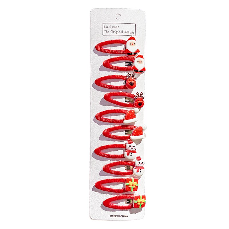 Frustrerend Geelachtig Allergisch 10 Stks/set Kerst Haaraccessoires 3D Santa Elanden Kerstboom Rubber Band  Eendenbek Clip Leuke Vrouwen Meisjes Kerst Hoofddeksels – Grandado