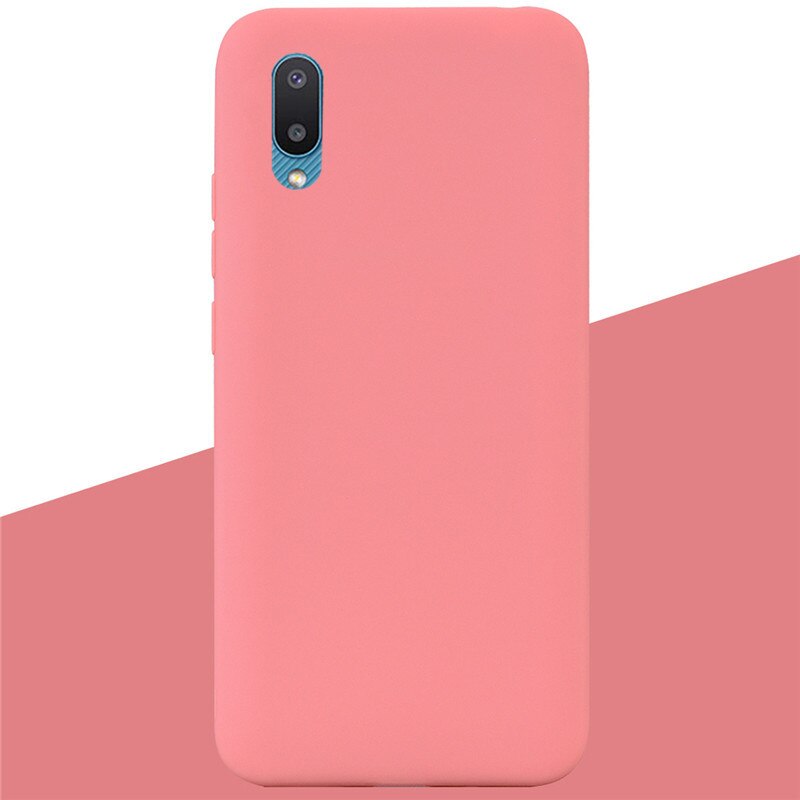 Funda trasera de silicona suave para Samsung Galaxy A02 Galaxy A02 Galaxy A02 A 02 A022F, carcasa de teléfono,: 9 Orange