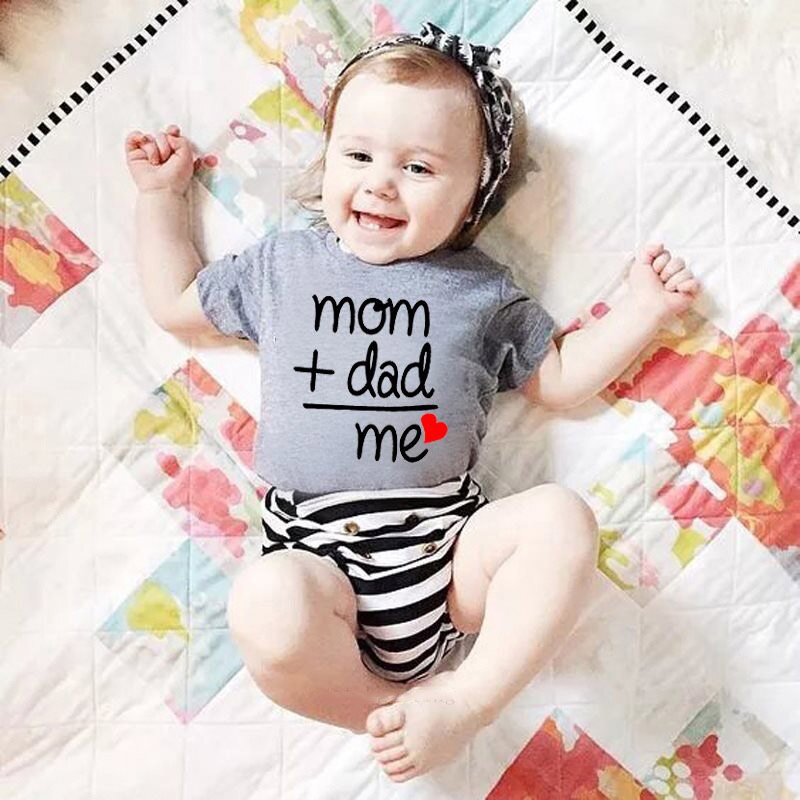 Bebê recém-nascido bodysuit roupas de verão meninos meninas macacão carta manga curta algodão roupas infantis 0-18m para presentes das crianças