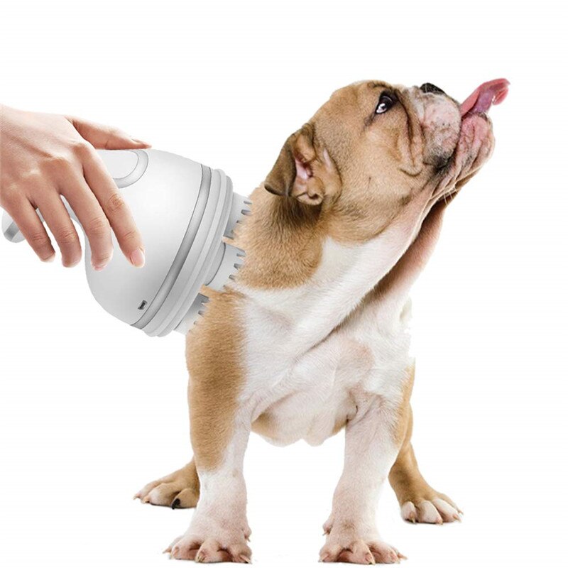 3D Haustier Intelligente Katze Massagegerät Kopf Massagegerät Katzen Automatische Drehen Wasserdichte Elektrische Pflegen Werkzeuge Hundesalon Massage