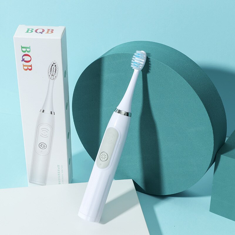 2022 Newest Sonic Electric Toothbrushes for Adults Kids Rechargeable Whitening Toothbrush Waterproof Head Travel Set: White