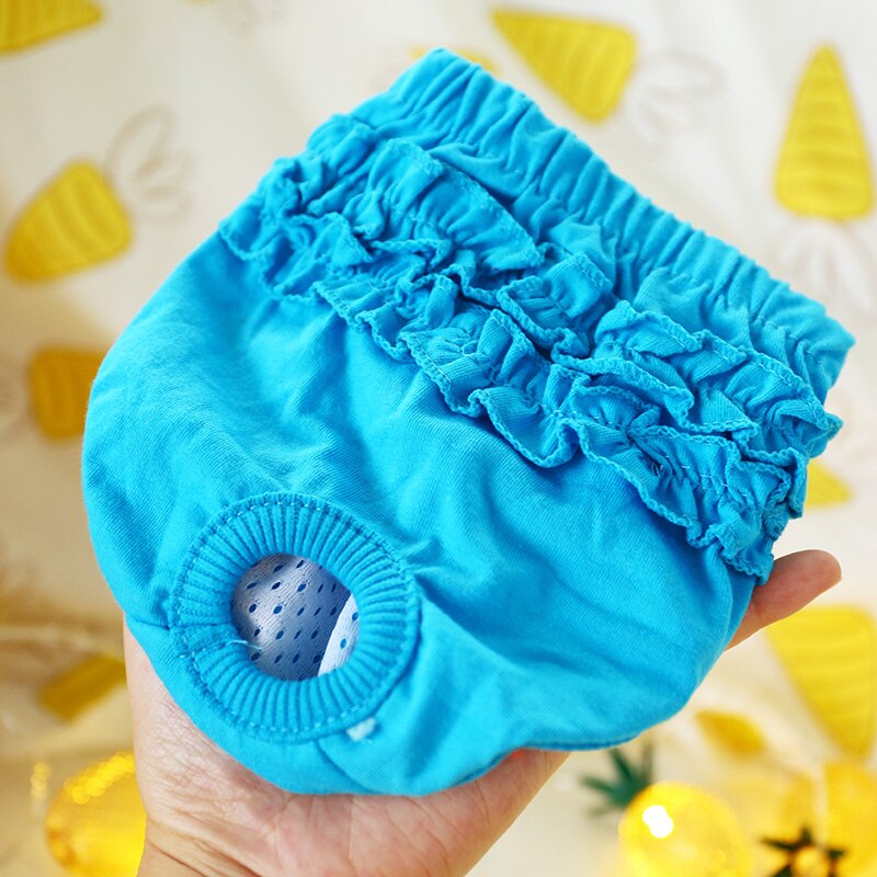 Bomull blomma hund hygien byxor valpar små små djur flicka kvinnlig husdjur katt fysiologiska anti-trakasserier mens shorts