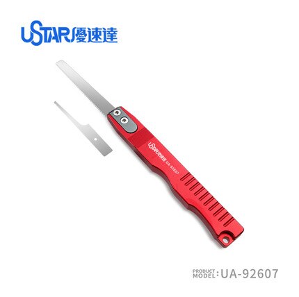 Mini Hacksaw Diorama Gundam Mecha Model Making Tools DIY Reform Manual Cutting Knife Model Saw Blade: UA-92607