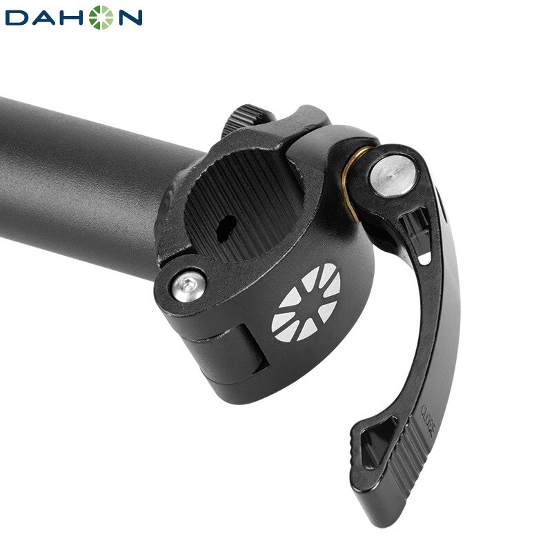 Tubo Vertical para bicicleta plegable de ajuste, aleación de aluminio, doble sección, telescópica integrada, liberación rápida, accesorios para bicicleta