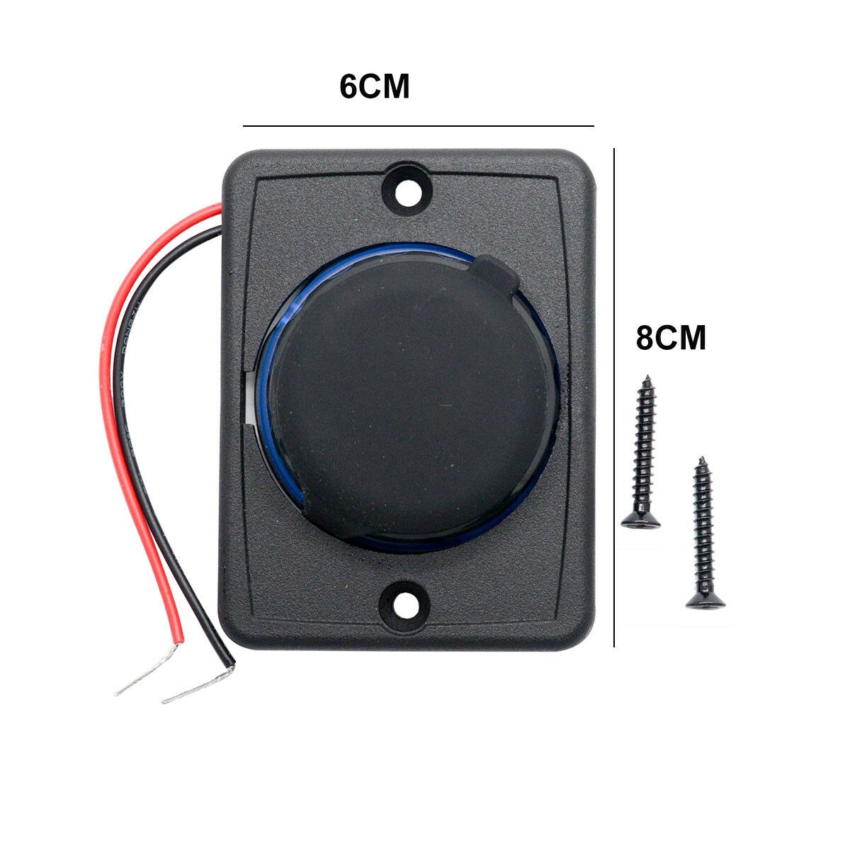 DC 12V/24V Dual USB Charger Power Socket Outlet Plug Panel Cigarette lighter For Truck Car Boat Motorcycle