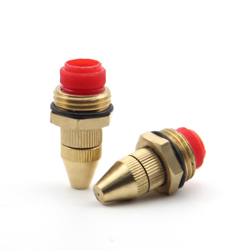 1/2 tuuman säädettävät sumutussuuttimet nurmikon puutarhanhoitosumu hieno ruiskusuutin jäähdytys kastelu täysi kupari korkea sumutus 1 kpl: 1