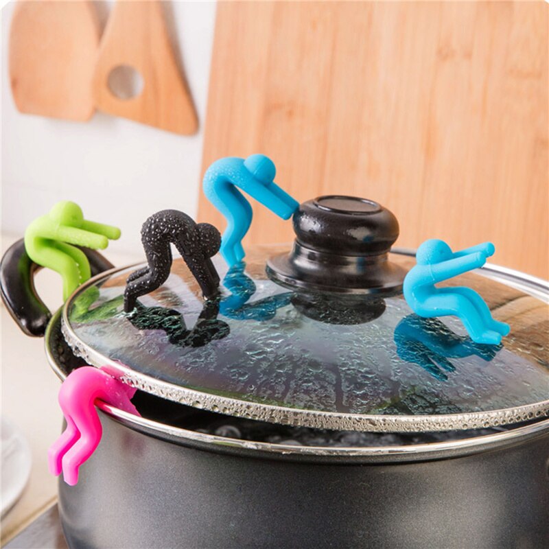 2 PCS Gadgets Pot Cover Home Accessories Device Stent For Pot Cover The Lid Overflow Kitchen Tools Cheap