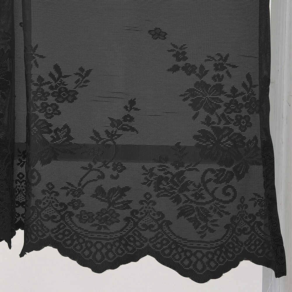 1Pc Korte Gordijn Decoratieve Geventileerde Half Gordijn Gordijn Voor Balkon Keuken