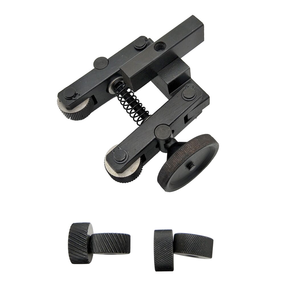 1 pièces Mini Portable moletage moletage porte-outil linéaire moletée outil tour réglable tige avec roue