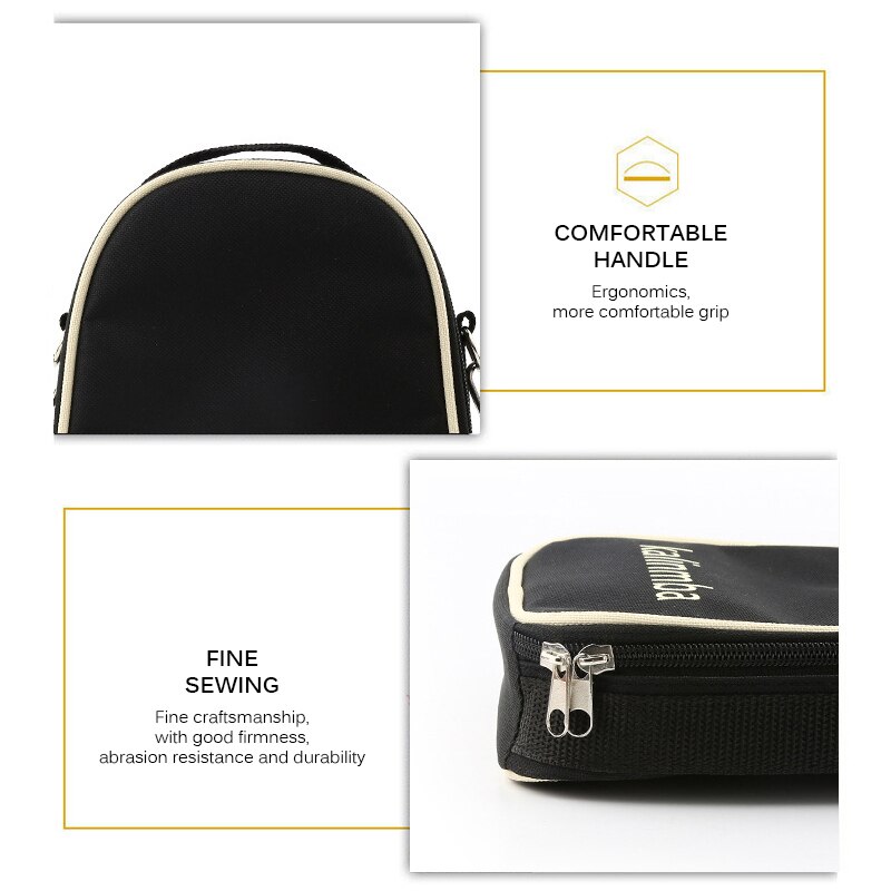 17 / 10 Key Universele Opslag Schouder Draagbare Tas Duim Piano Kalimba Mbira Soft Case Oxford Doek Binnenkant Katoen