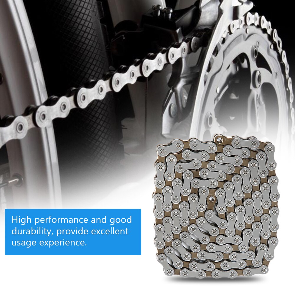 Ultra-light Bike Bicycle Chain HG54 HG95 10 Speed Bicycle Chain 116 Links Mountain Road Bicycle MTB Chain Replacement Parts