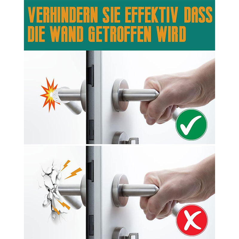 Pvc-Handgrepen Deurstoppers Deur Muurbeschermer Deurbeschermer Buffer Anti-Collision Wandkast Bescherming Pad Deuren Ring Stoppers